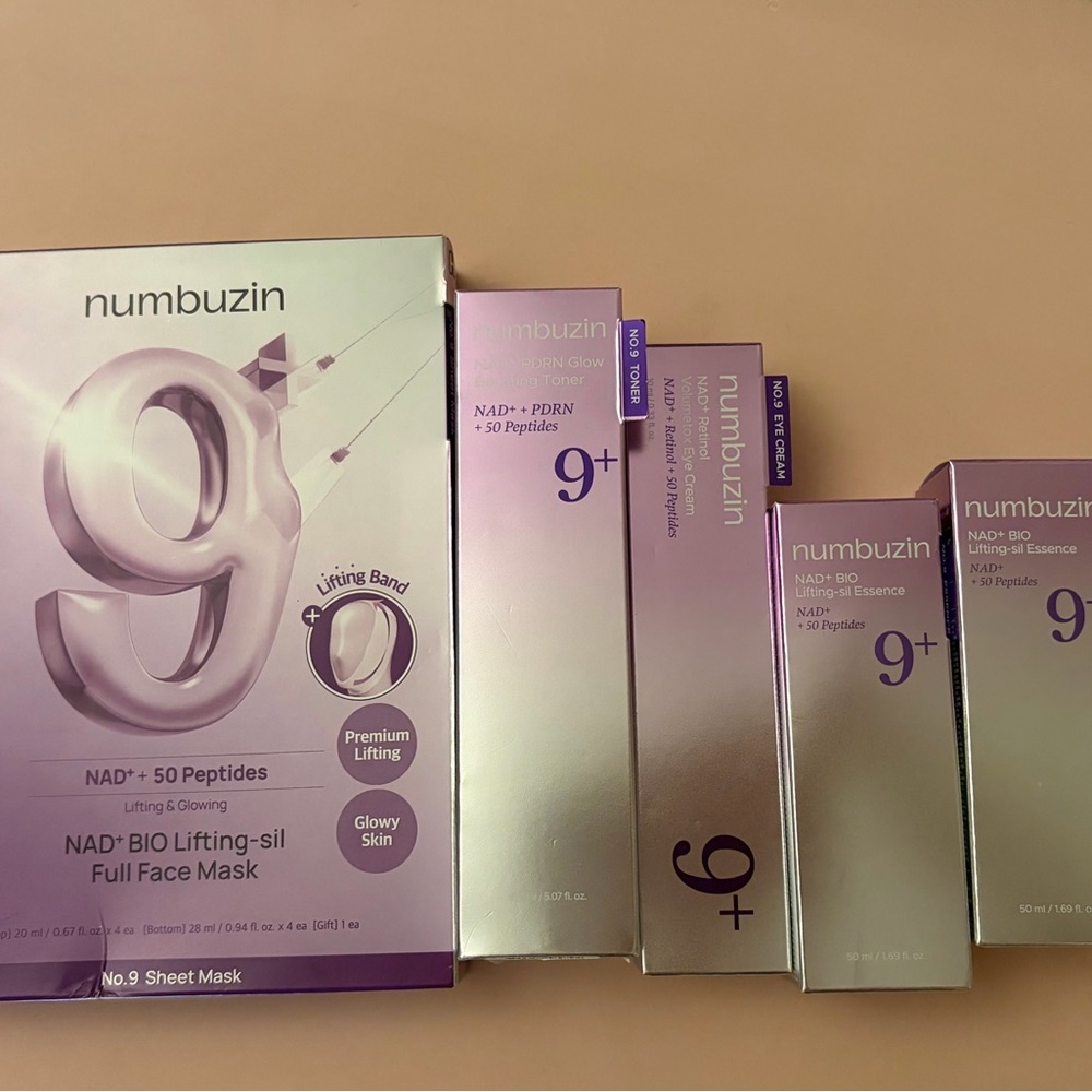 Numbuzin Skincare Set with Peptides